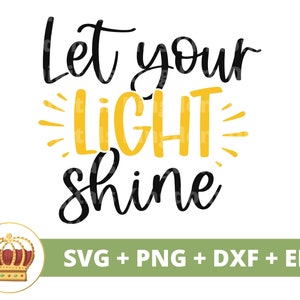 Niech Twoje światło zabłyśnie SVG | Świadomość autyzmu SVG, Mama, Nauczyciel, Bądź miły, Część układanki, Koszulka Kubek Clipart Cricut Cięty Plik PNG Sublimacja