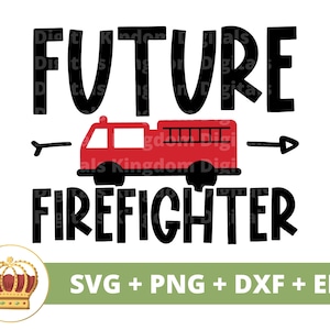 Zukünftiger Feuerwehrmann SVG | Baby Feuerwehrmänner, Feuerwehrauto SVG, Feuerwehrmann, Alles Amerikanisch, USA, Held, Zitate, Tassen-Design, Cricut Cut File, Kleinkind