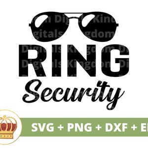 Anillo Seguridad SVG / Mejor Hombre Perro Boda Novia Novio Esposa Esposo Hombre Mujer Fiesta Nupcial Signo Mr Mrs Matrimonio PNG Taza t Camisa Cortar Archivo