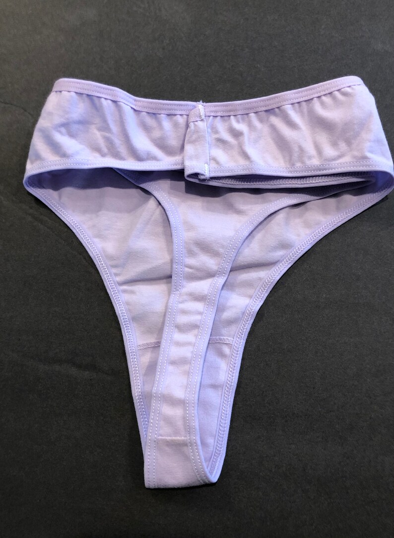 Dirty Panties Lavender Thong Plus Free 2 Bonus Items Worn -8073