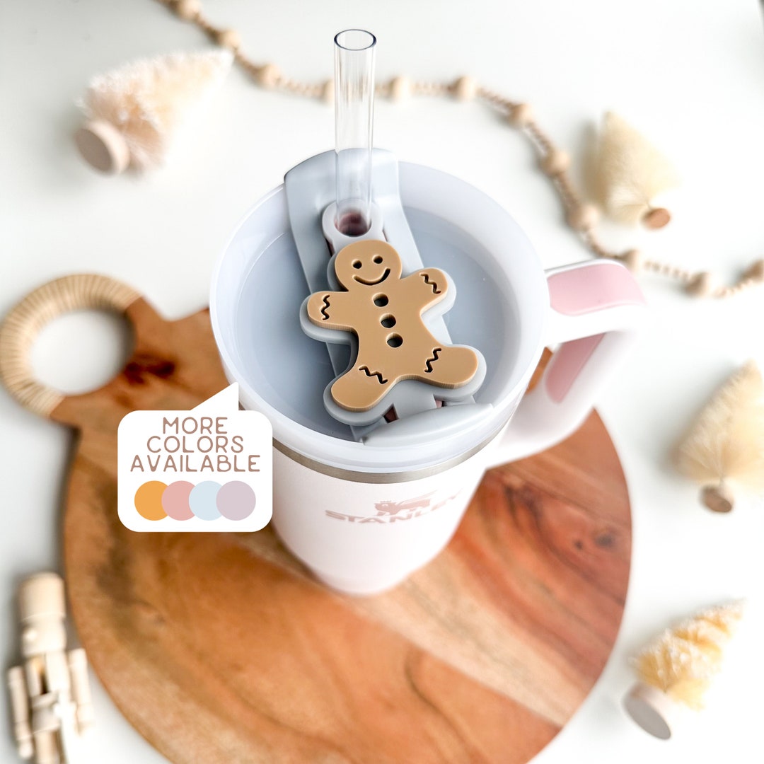 Gingerbread Stanley Tag, Stanley Christmas, Stanley Christmas Straws,  Stanley Tumbler, Christmas Stanley Topper, Stanley Quencher 