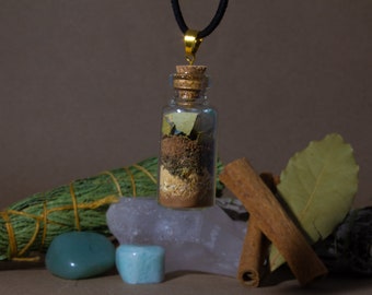 money drawing wearable spell jar