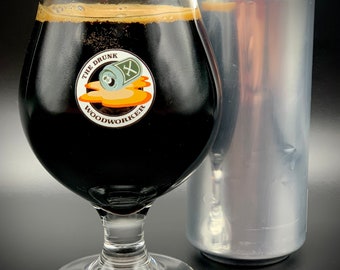 The Drunk Woodworker Beer Glass