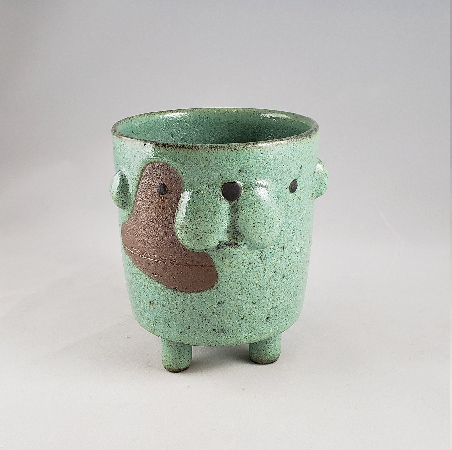 Handmade ceramic animal cup cute mug puppy cup unique dog Etsy Nederland