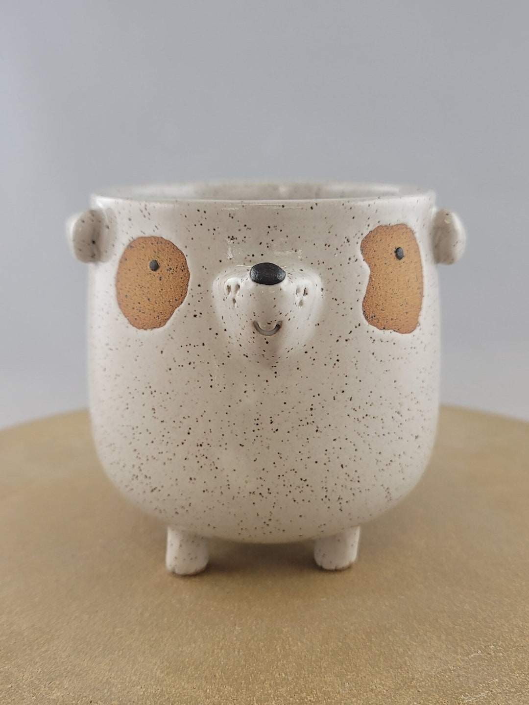 Detailed Handmade Ceramic Animal Cup Cute Mug Puppy Cup Etsy
