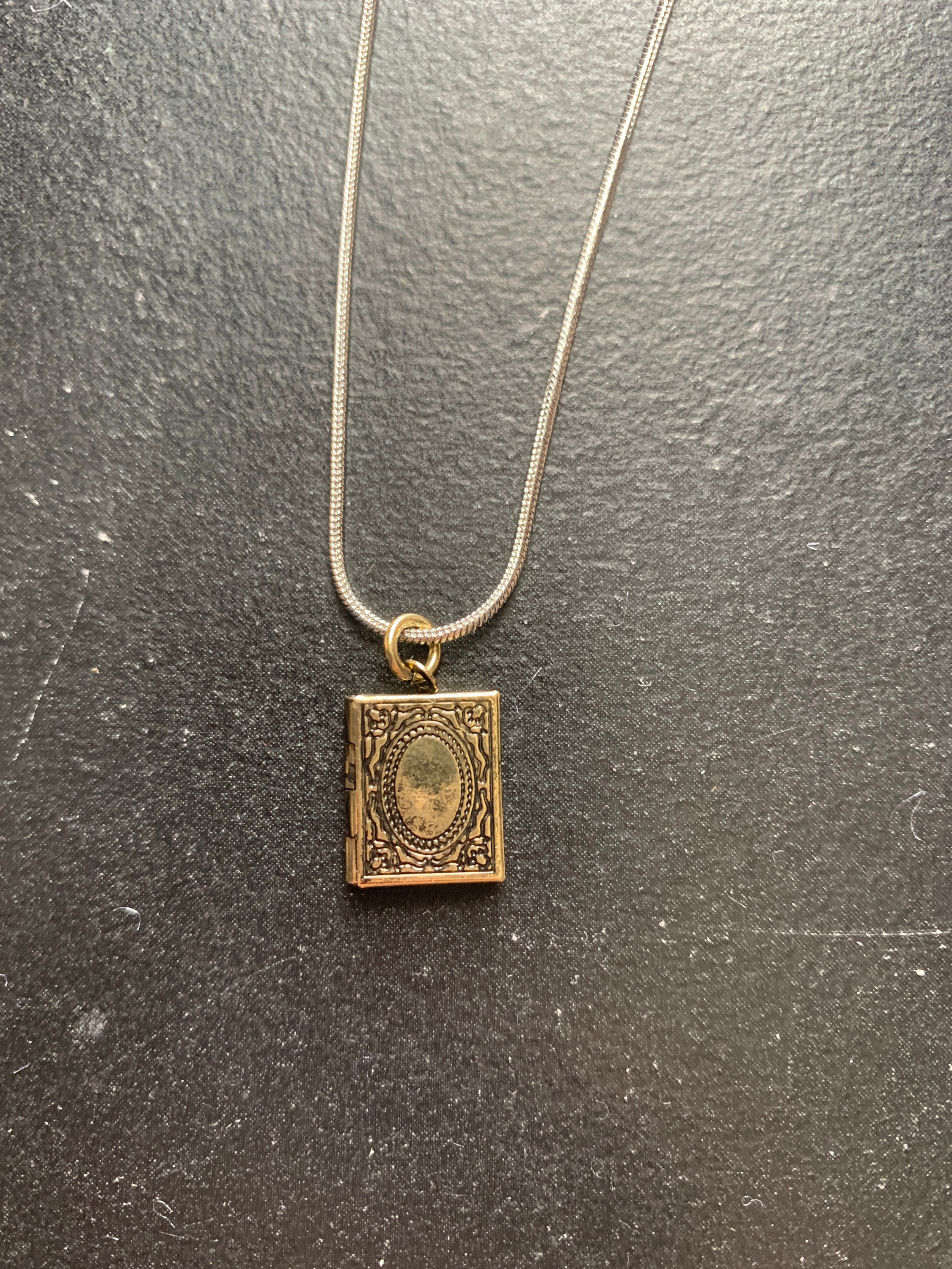 Locket necklace etsy Clearance