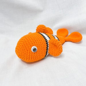 Crochet Nemo Toy | Nemo Plush Toy | Finding Nemo Amigurumi | Handmade Toy | Nursery Decor