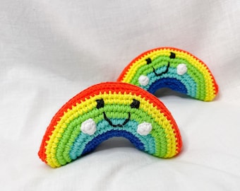 Rainbow Amigurumi Plush Toy | Handmade Toy | Baby Toddler Stuffed Toy