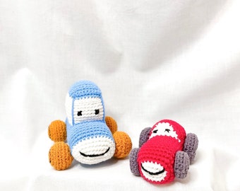 Crochet Stuffed Toy Cars | Amigurimi Toy Cars | Baby & Toddler Gift | Handmade Toy