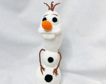 Olaf Crochet stuffed Toy/Frozen Toy/Handmade Olaf/Nursery Decor/Baby and Toddler toys