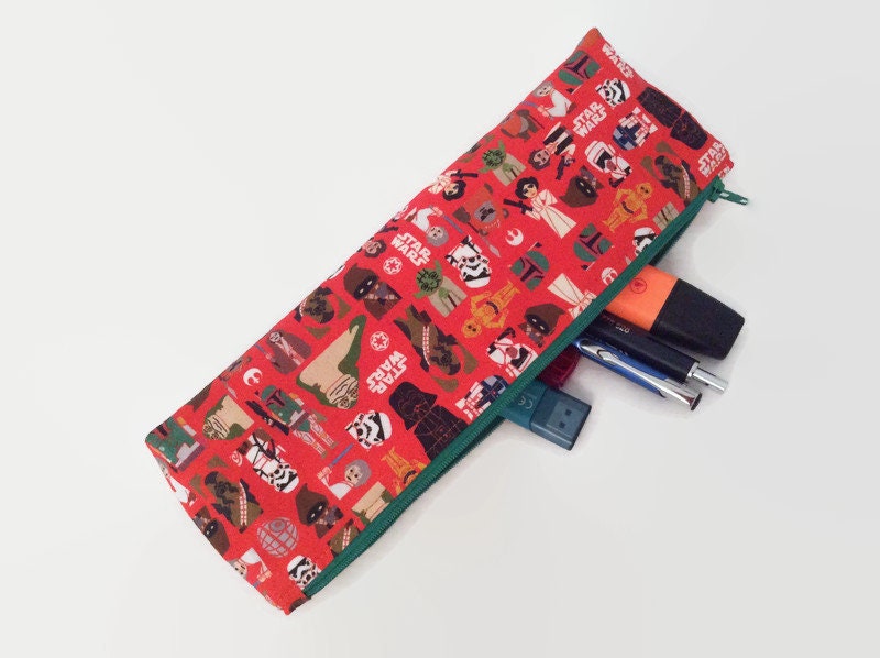 Star Wars Pencil Case Zip Pouch Etsy Australia