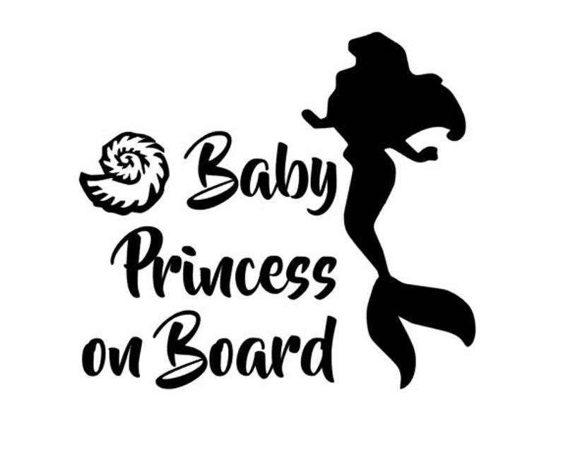 Download Paper Party Supplies Paper Ariel Baby On Board Decal Baby On Board Disney Disneyland Disney Decal Disneyland Decal Little Mermaid Ariel
