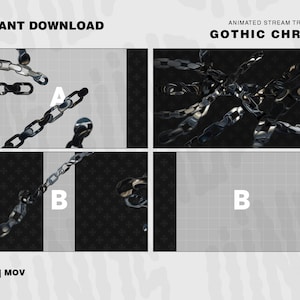 Gothic Animated Stream Transition / Gothic Chrome / Twitch Transition Lofi / Twitch Transition Halloween