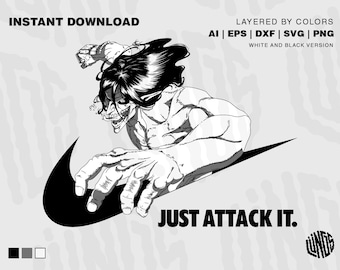 Anime svg / Manga svg / ai, pdf, eps, svg, png / Sublimation Design, Shirt Design, Sublimation Download SVG, DTG