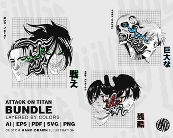 Anime svg / Manga svg   / ai, pdf, eps, svg, png /  Sublimation Design, Shirt Design, Sublimation Download SVG, DTG