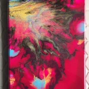 Acrylic Painting, resin coated