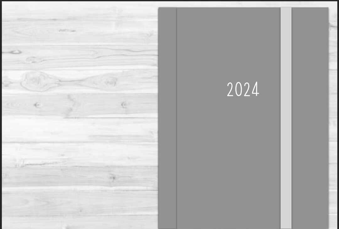 Blank Dot Grid 2024 Undated Digital Bullet Journal With Etsy