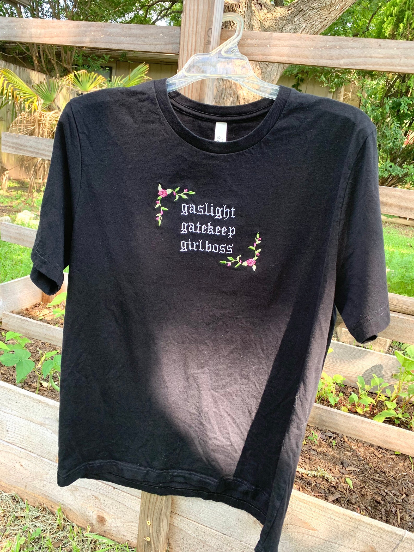 gatekeep gaslight girlboss shirt