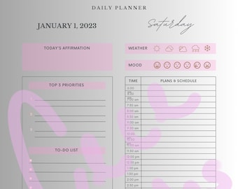12 Sheets Planner Daily Monthly GoodNote Notes Journal