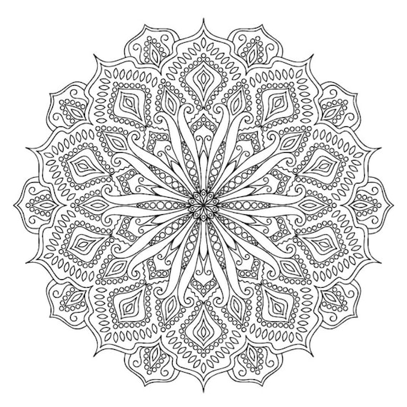 Mini Mandala Coloring Book for Adults: 6X6 Inches, In your Pocket Small, 30  Elegant and Difficult Designs for Relaxation