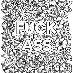 10 Adult Curse Words Coloring Pages Adult Coloring Pages Printable Swear Word Coloring Pages Adult Coloring Pages Printable Download image 6