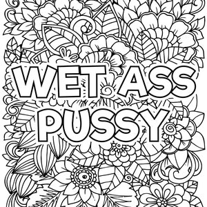 10 Adult Curse Words Coloring Pages Adult Coloring Pages Printable Swear Word Coloring Pages Adult Coloring Pages Printable Download image 2