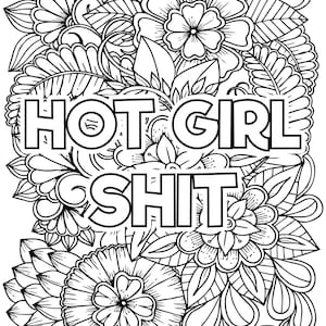 10 Adult Curse Words Coloring Pages Adult Coloring Pages Printable Swear Word Coloring Pages Adult Coloring Pages Printable Download image 1