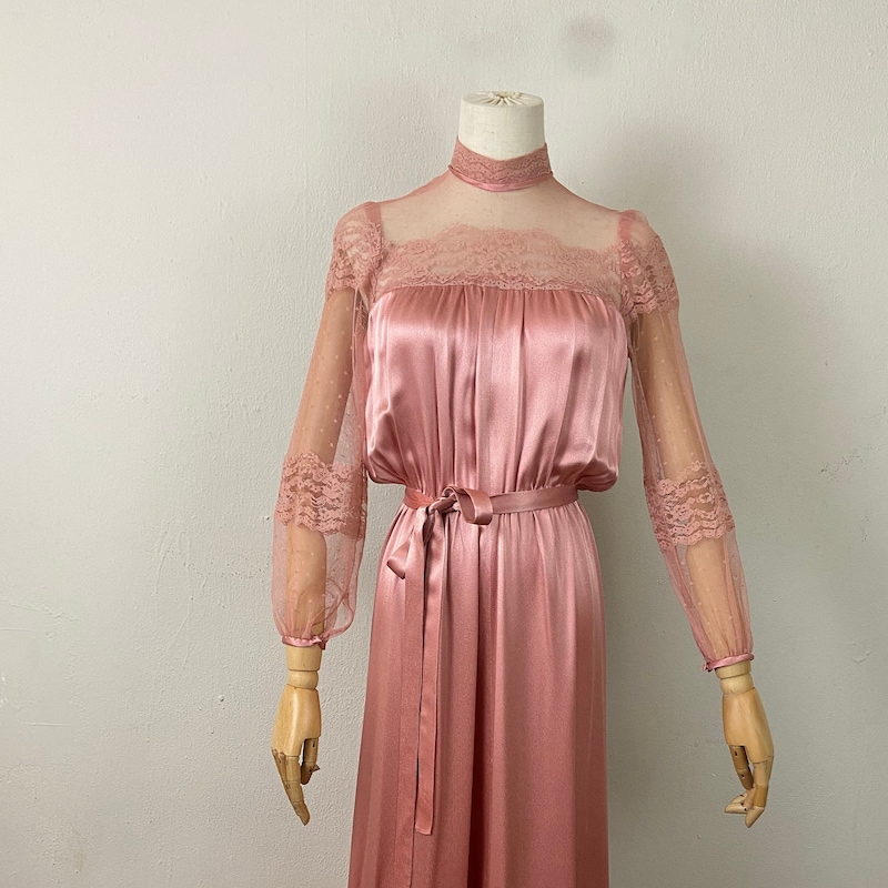Sexy Spaghetti Strap Ruffled Cutout Maxi Dress Vintage Mauve main image 1