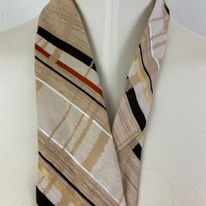Vintage 60s Variety Prints And Design Style Mens Necktie By Don Loper, Snapper, Rhodia Italy And The Mens Store, Unisex Retro Tie.