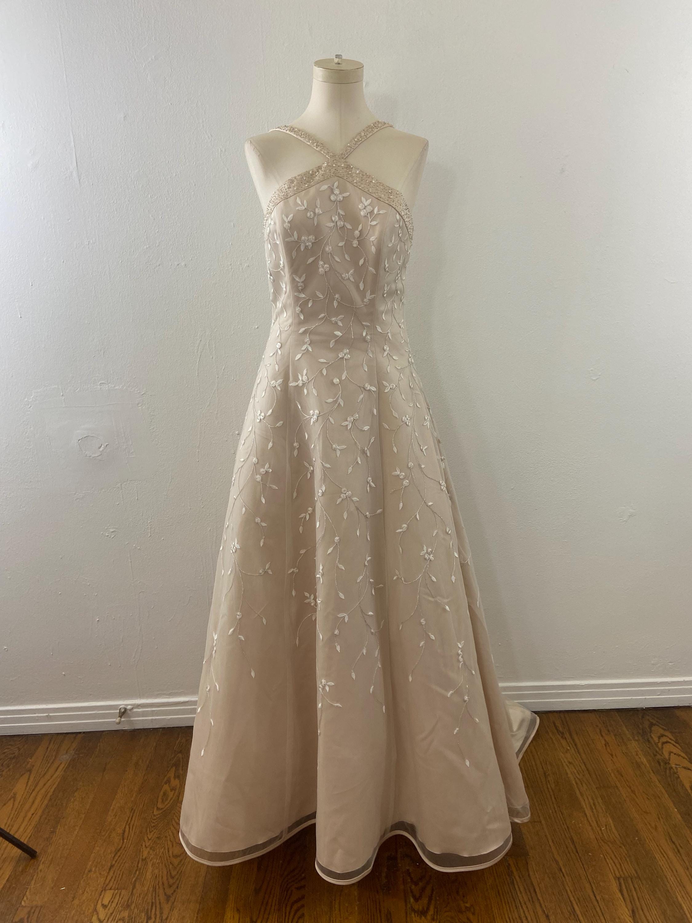 Gold Wedding Dress Vintage Used - Etsy