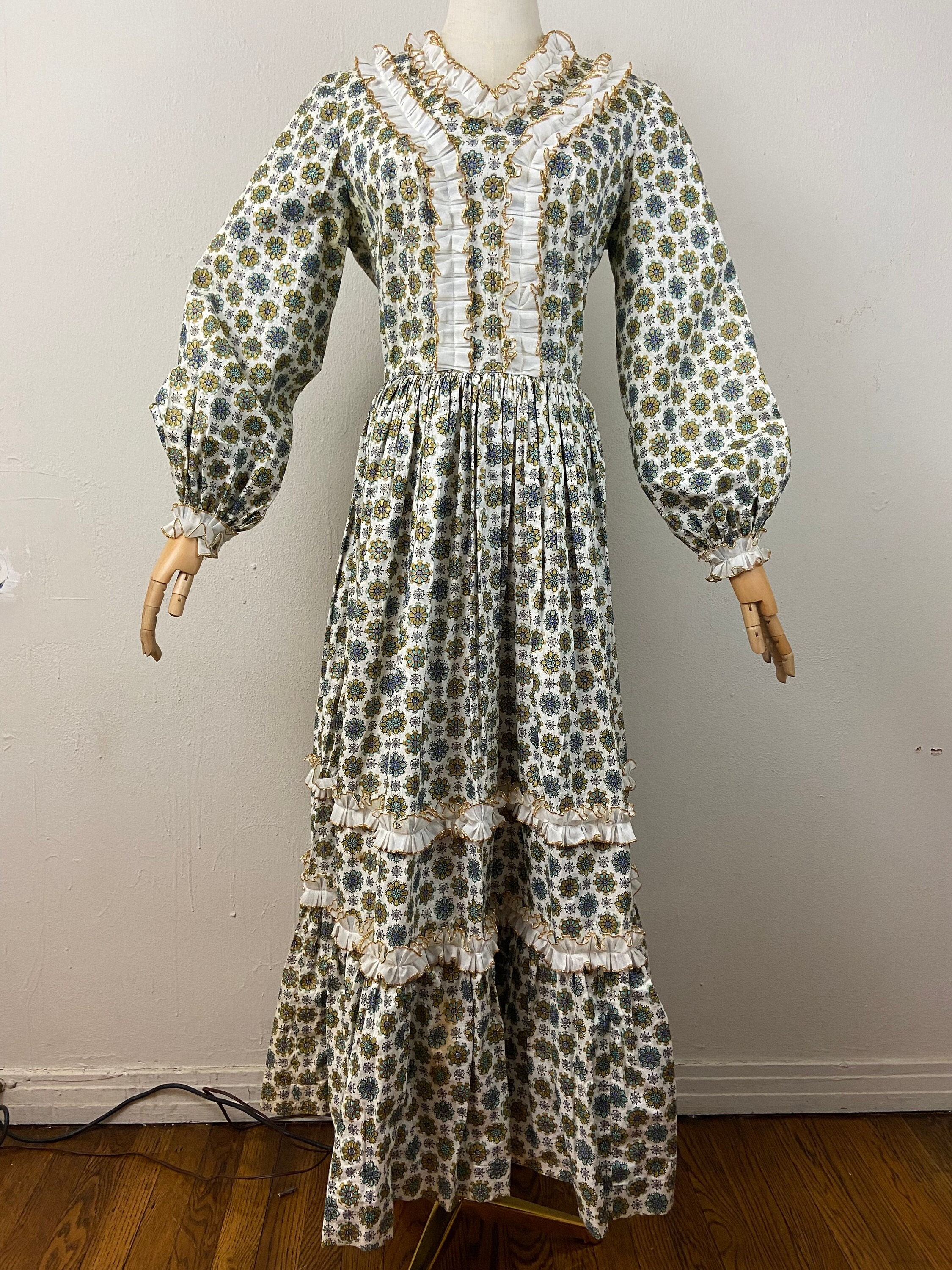ヴィンテージ メキシコ刺繍 チュニックブラウス【1980's