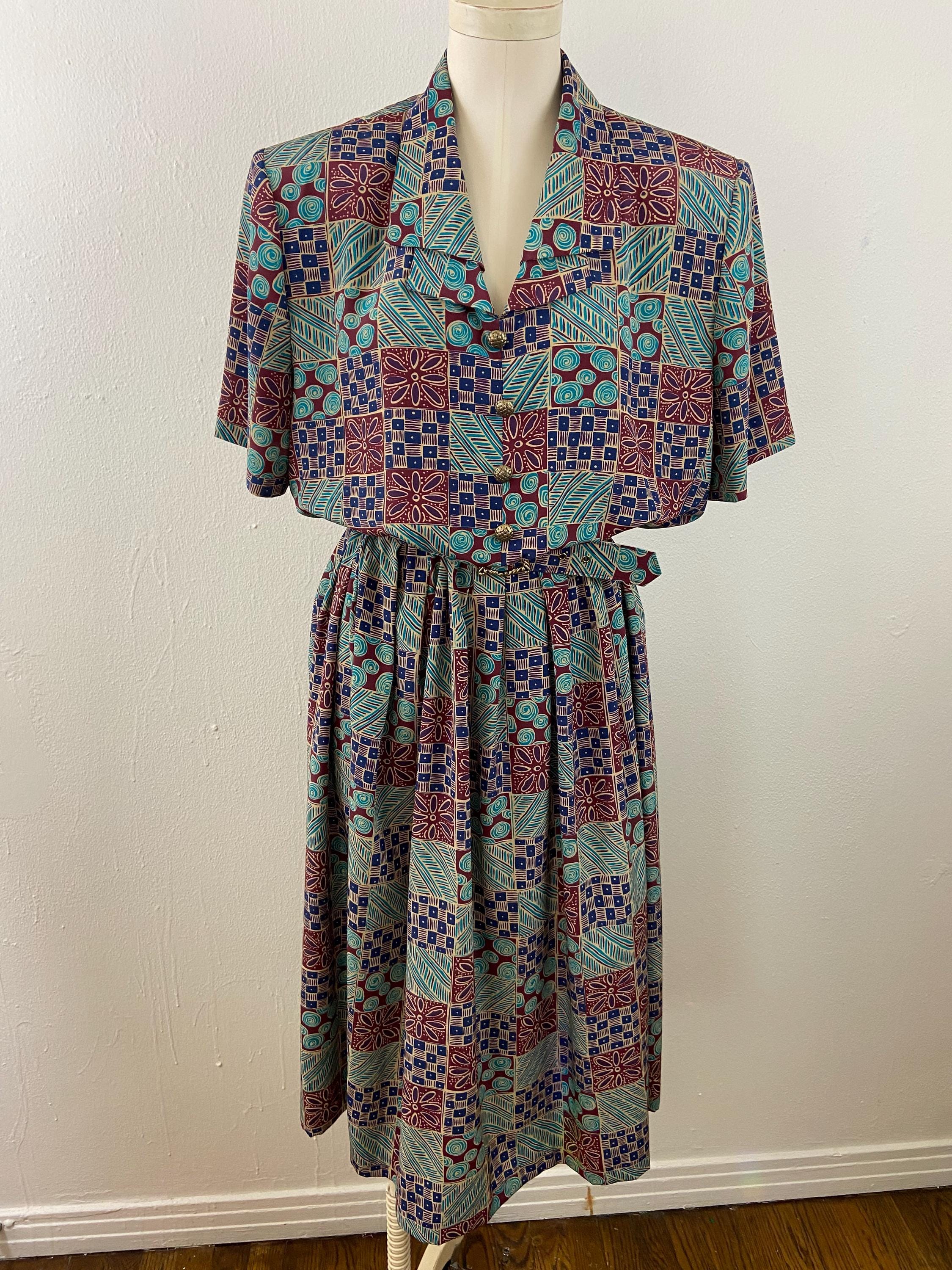90s Shirtdress - Etsy