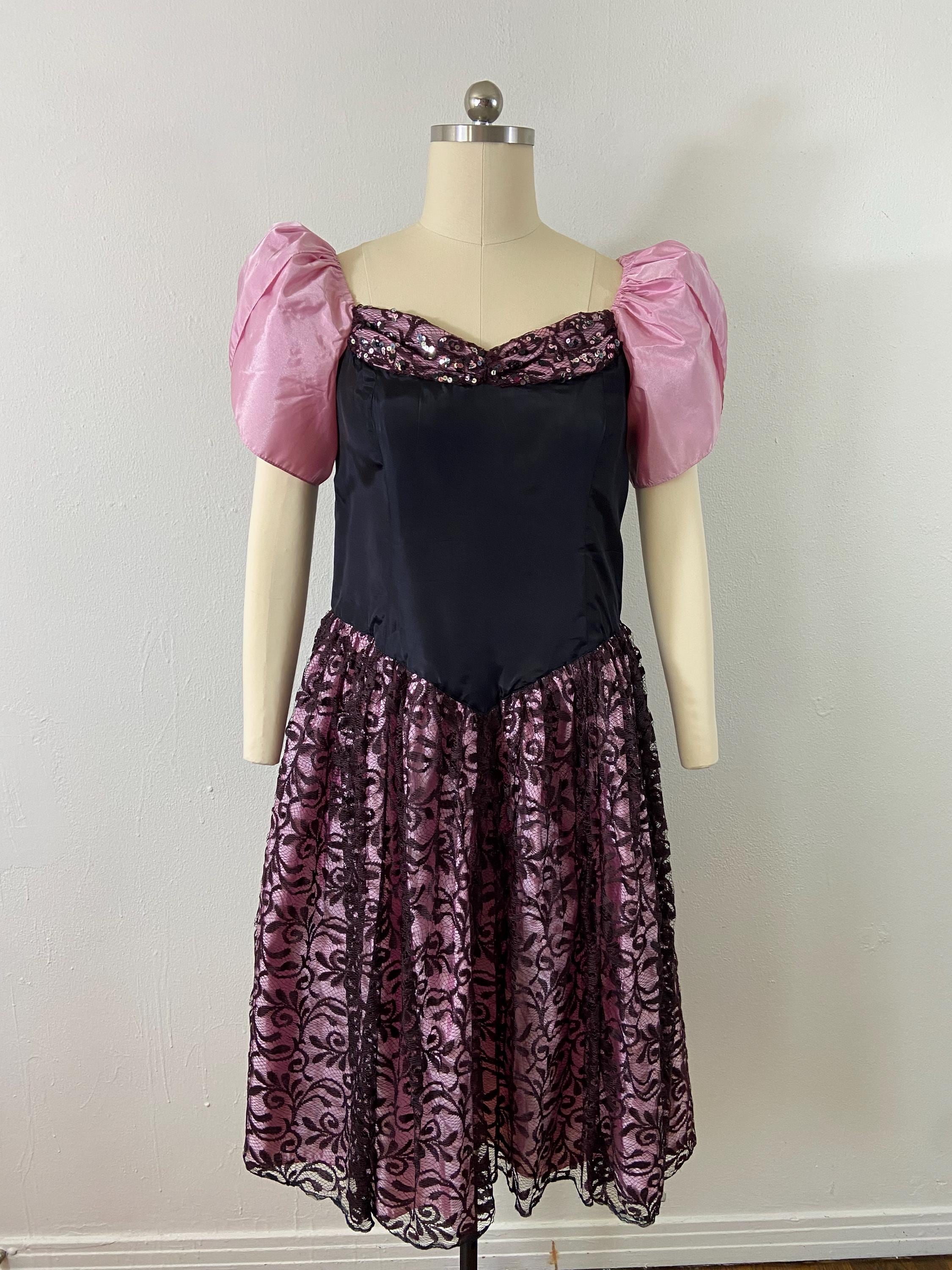 Plus Size 1980s Bridesmaid Dress