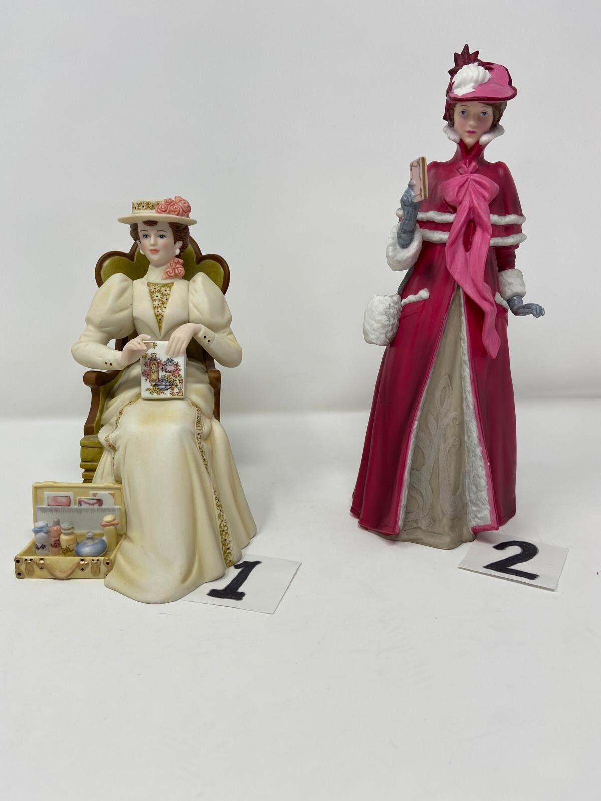Vintage 1980s Mrs Albee Award Avon Figurines / President's
