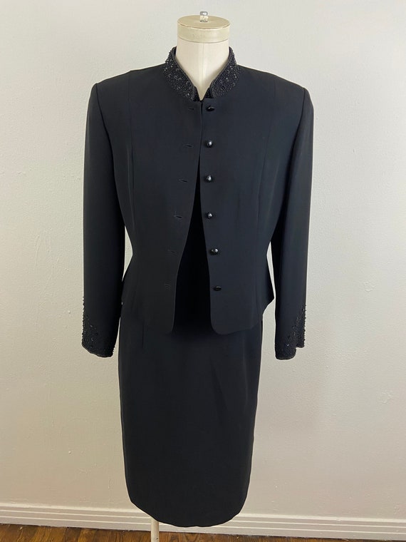 donna morgan black sequin dress Vintage 80s/90s Formal Black Sequin Dress - Size 12 - Donna Morgan for Maggy