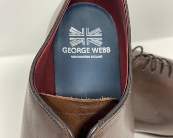 Vintage George Webb Northampton England Brown Leather Men  display picture 2
