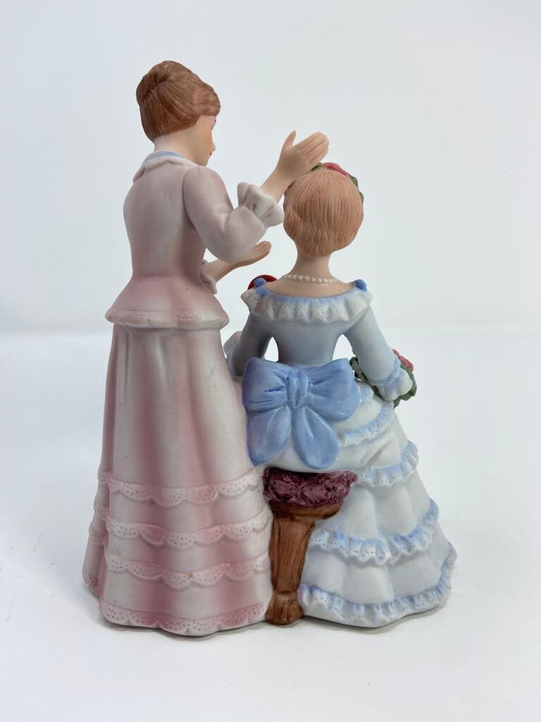 Vintage Homco Victorian Figurines / #1421 #878 / Porcelain