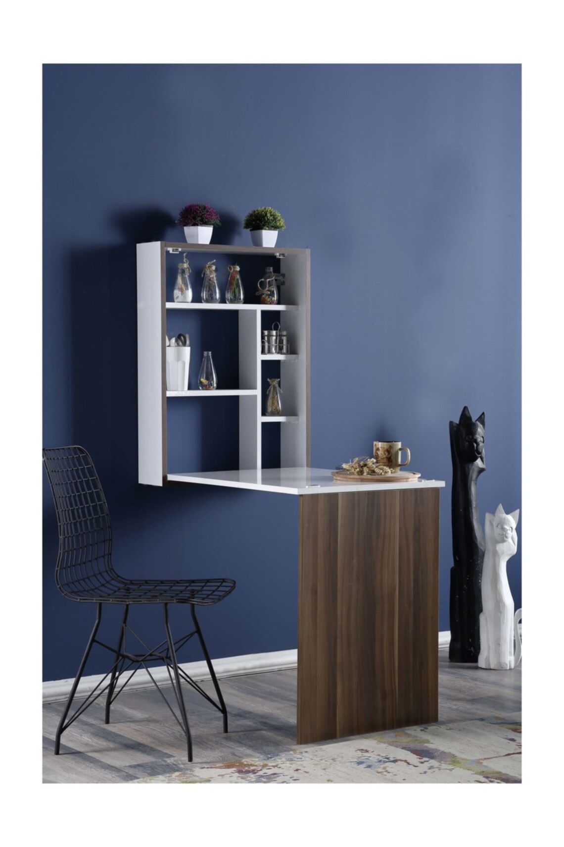 Wall Mounted Folding Kitchen And Work Table Wall Hanging Table Etsy