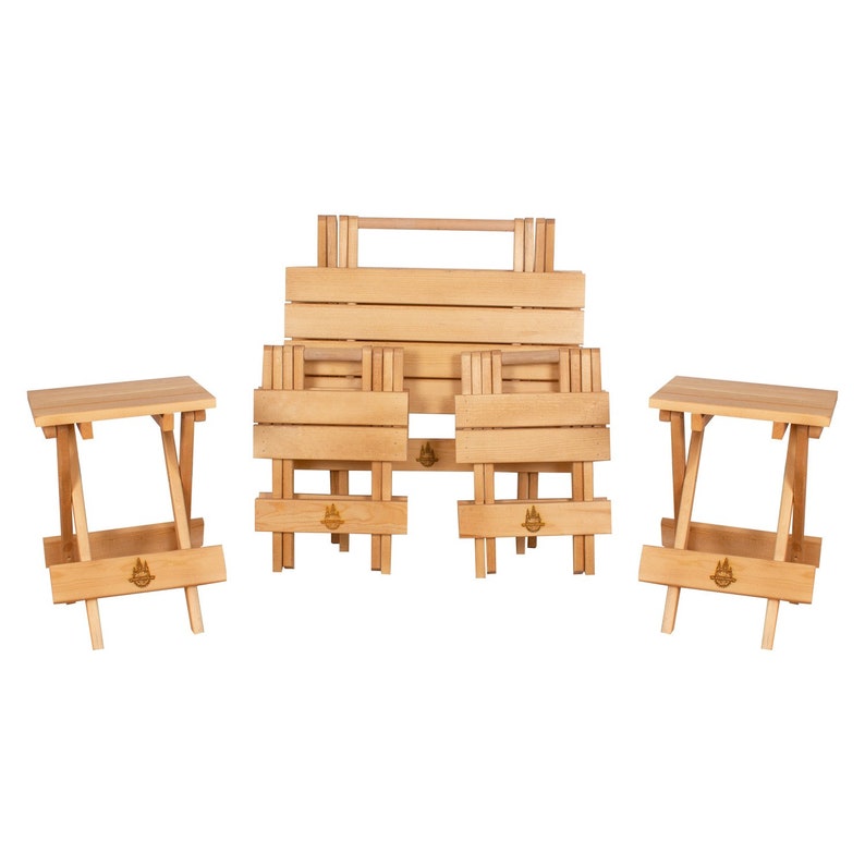 Wooden Folding Table Coffee Table Garden Table Outdoor Etsy