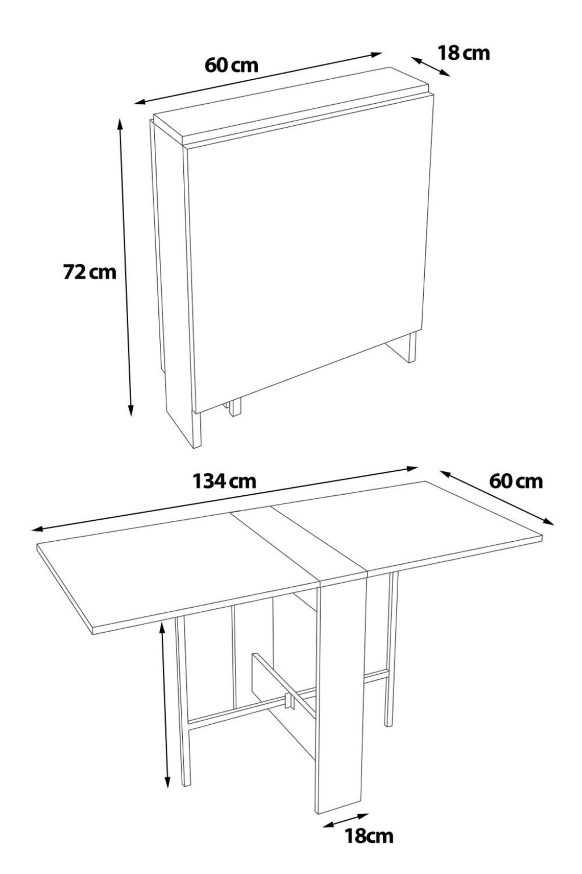 Folding Kitchen Table Adjustable Kitchen Table Table Decor Etsy