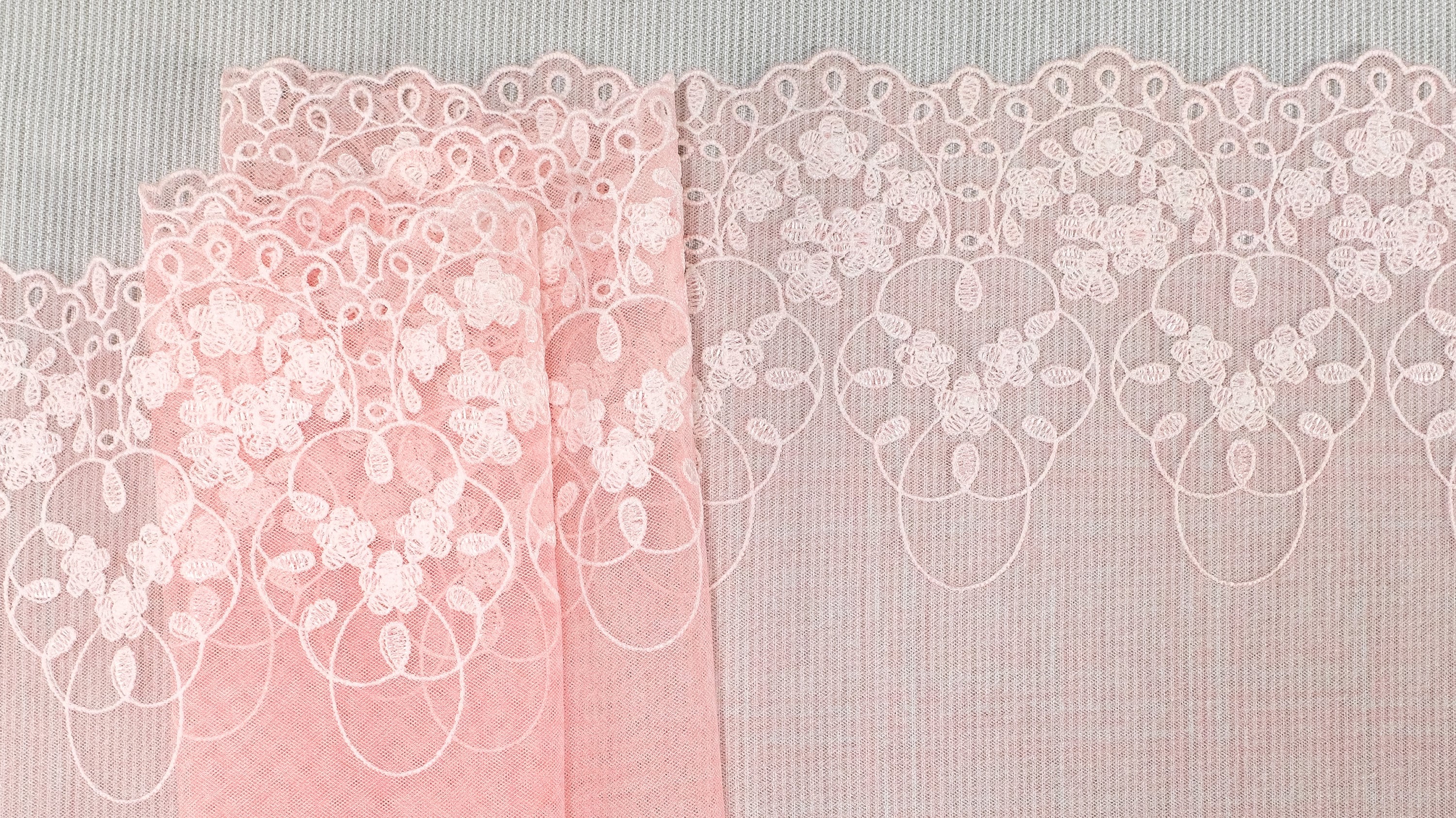 Art Nouveau Floral Stretch Lace Fabric - Bra-Makers Supply