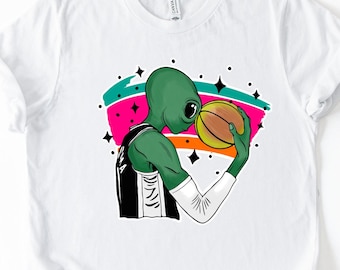 Camiseta Wemby Alien de los San Antonio Spurs / Camiseta espacial Wembanyama