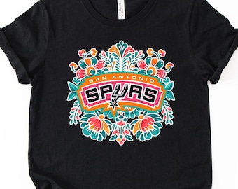 San Antonio Spurs Fiesta Basketball Shirt | Graphic Print Shirt