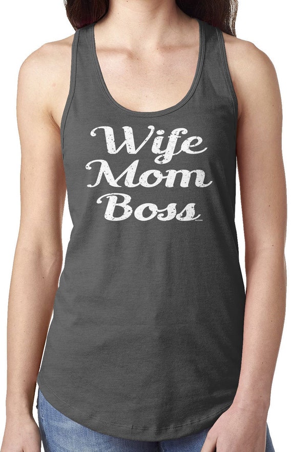 Wife Mom Boss Ladies T-shirt/Tank Top bb946f Wife Mom Boss Ladies T-shirt/Tank Top bb946f