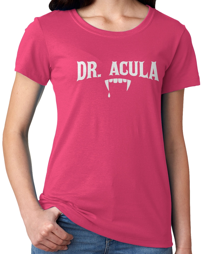 Scrubs Dr. Acula Funny Dracula Costume Ladies Crewneck Etsy