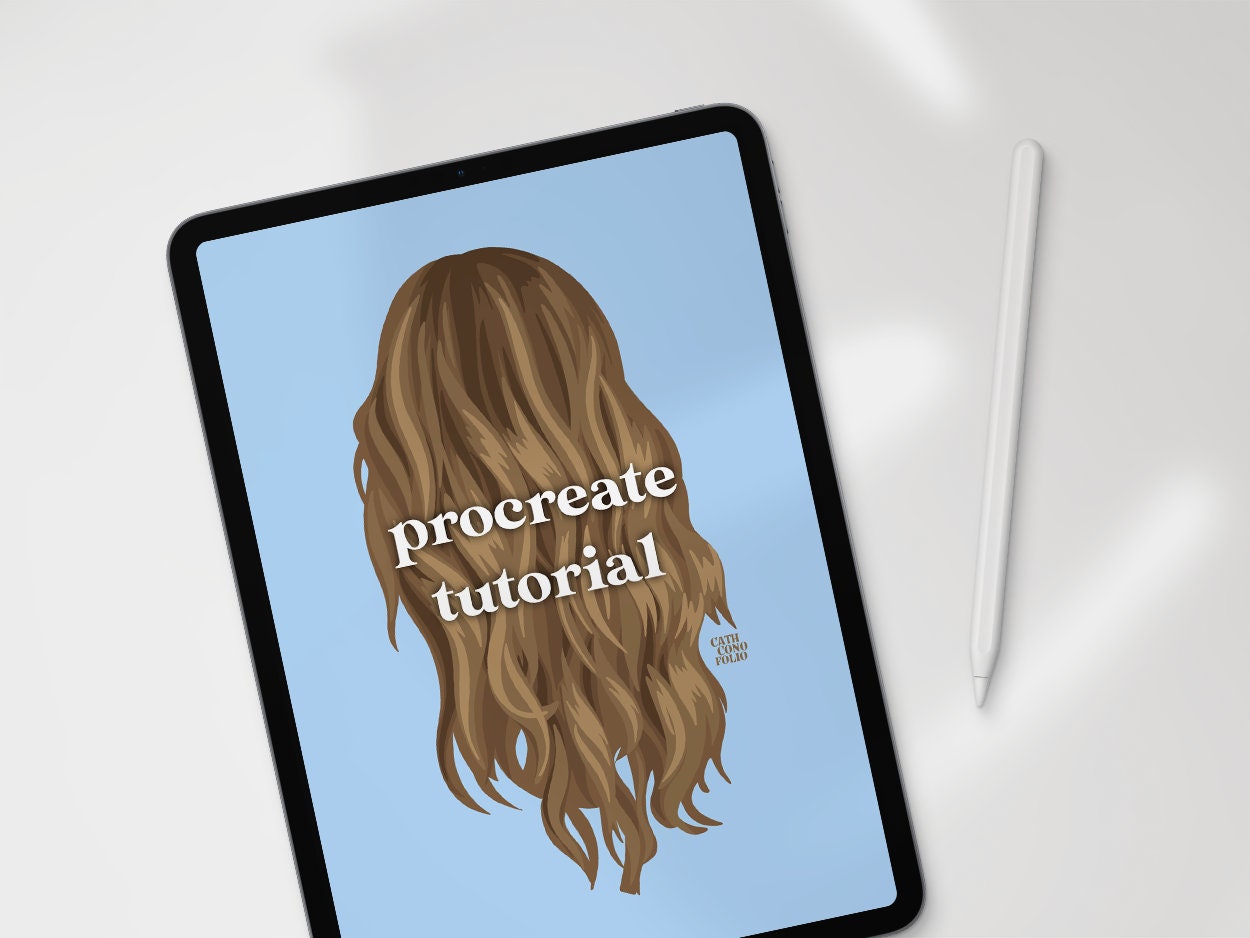 Procreate Digital Art Illustration Hair Tutorial How to Draw - Etsy Canada Procreate Digital Art Illustration Hair Tutorial How to Draw - Etsy Canada