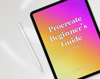 Guía para principiantes de Procreate (libro electrónico), Aprende Procreate, Consejos y trucos de Procreate, Lecciones para principiantes de Procreate, Herramientas de Procreate para principiantes