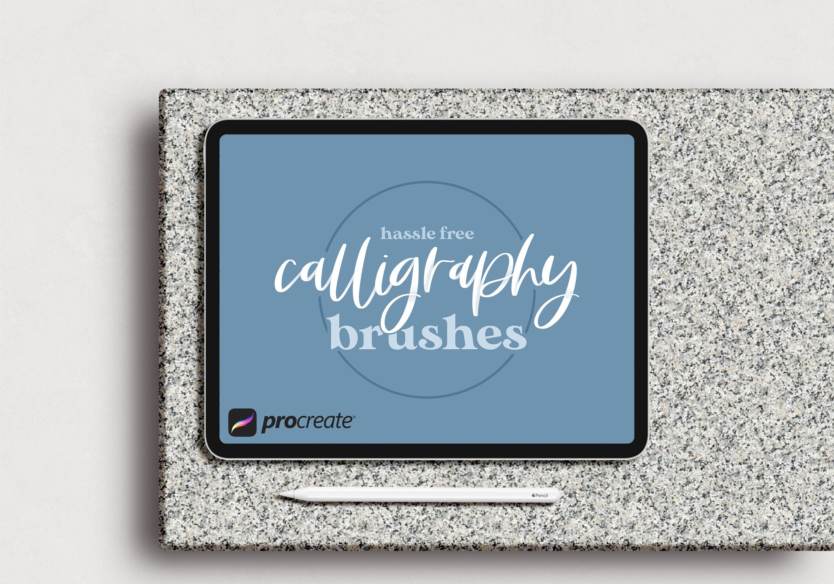Procreate Calligraphy Brush Set Calligraphy for Procreate Etsy