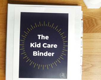 Foster Kid Care Binder - COLOR PRINTED BINDER