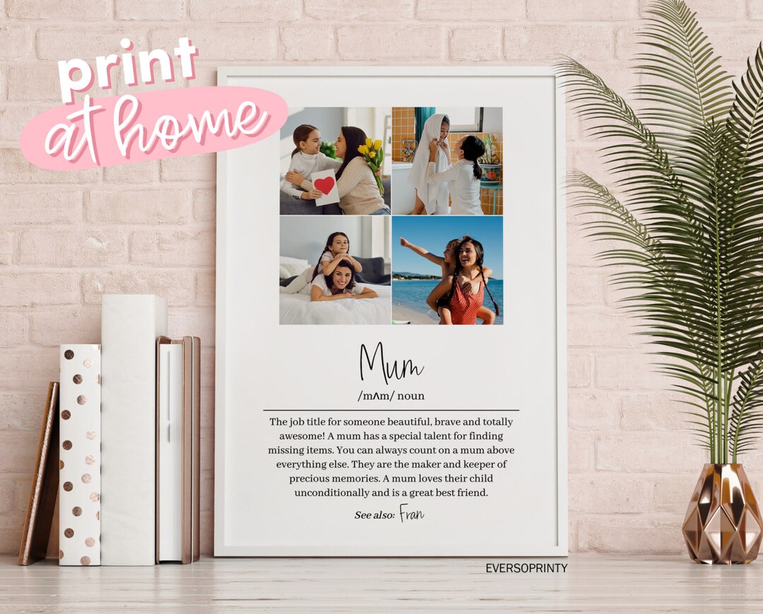 Personalised Gift For Mum, Birthday Gift For Mum From Daughter, Top Mum